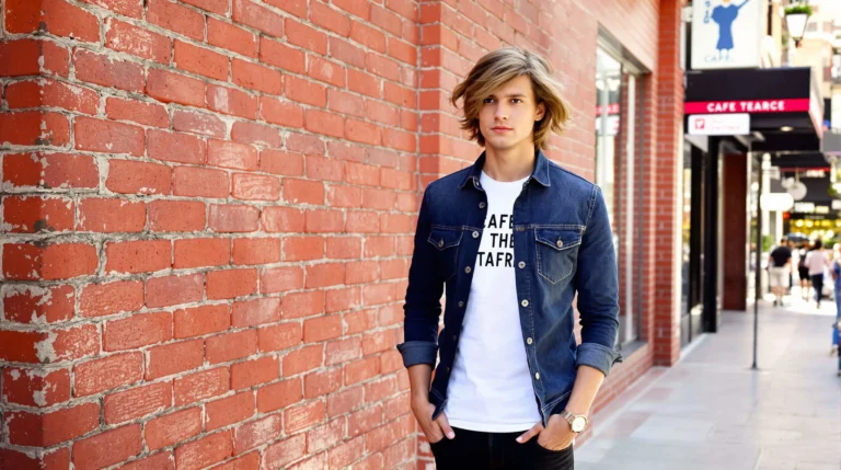 coiffure homme mi long