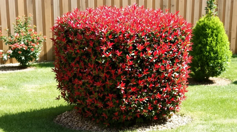 photinia carré rouge