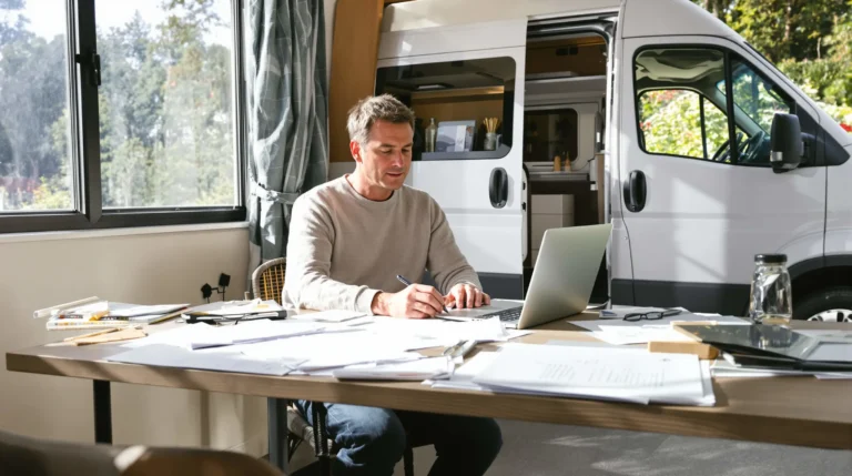 vente camping-car cause décès divorce