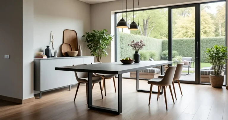 hauteur table à manger
