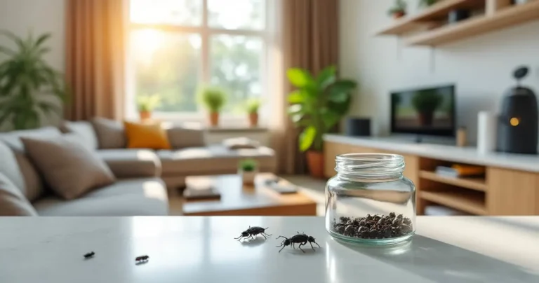 insectes noires maison