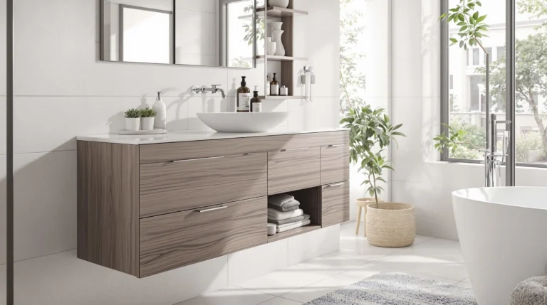 meuble salle de bain hauteur