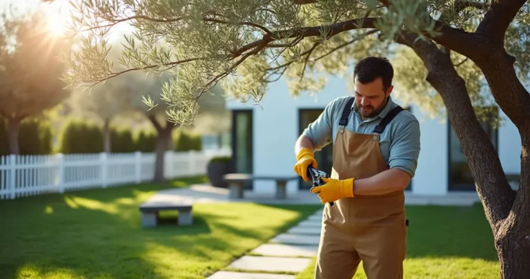 taille severe d'un olivier