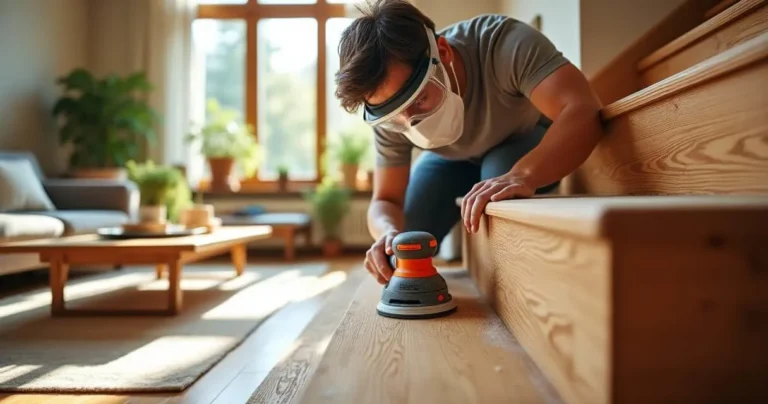 combien de temps pour poncer un escalier