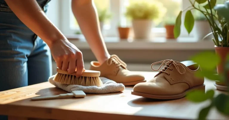 nettoyer chaussure en daim