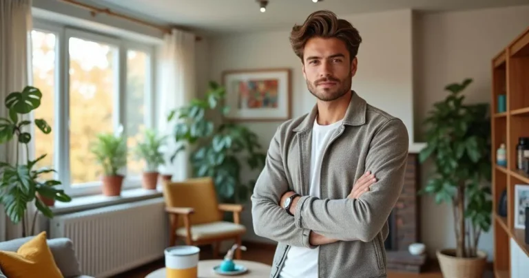 cheveu ondulé homme