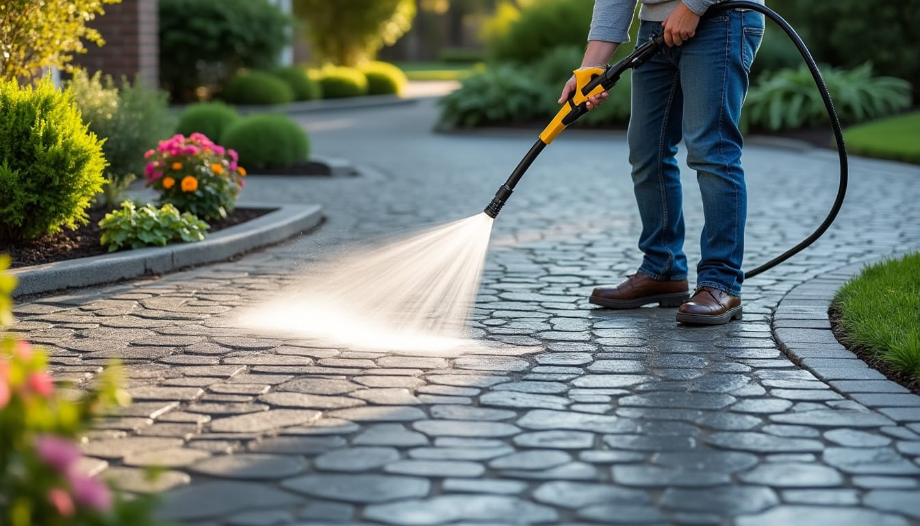 découvrez nos astuces pour nettoyer efficacement vos pavés autobloquants sans risquer de les abîmer, afin de préserver leur beauté et leur durabilité.