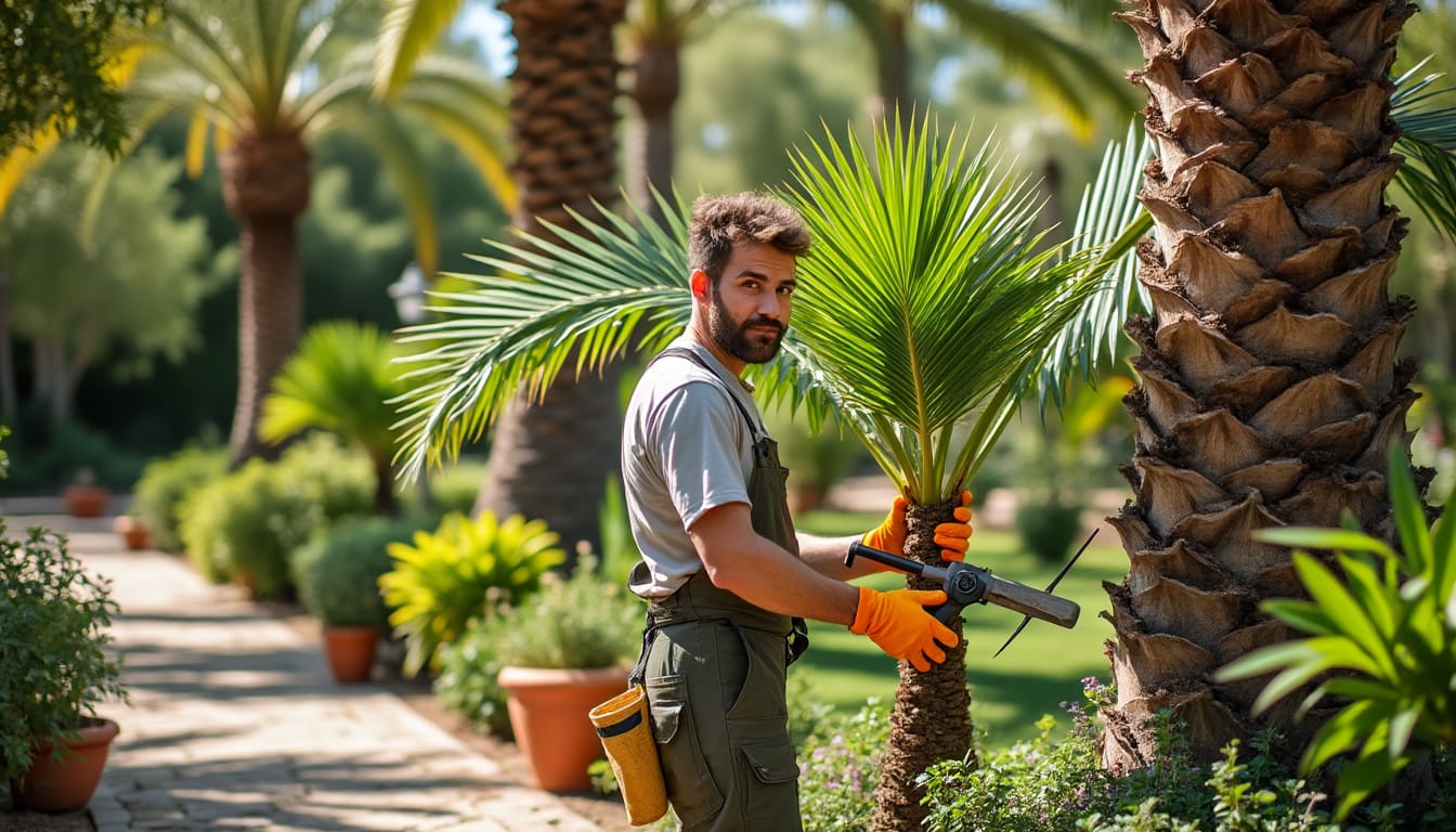 découvrez nos conseils et astuces pour bien entretenir votre palmier lorsqu'il est en fleur et profitez pleinement de sa beauté naturelle.