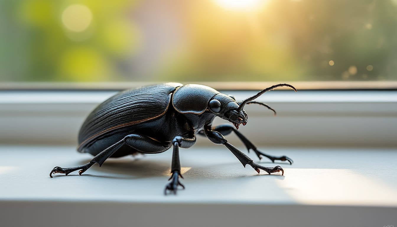 découvrez la signification et les croyances liées à la présence d'un scarabée noir dans la maison, ainsi que son impact symbolique et culturel.