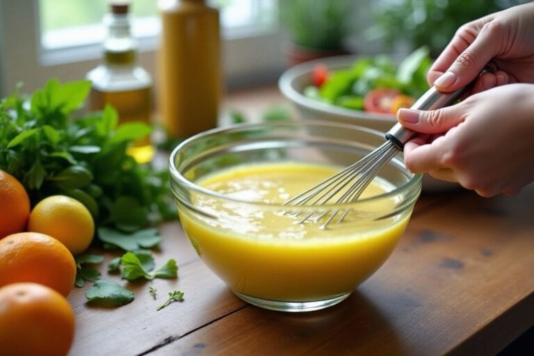 Comment préparer une vinaigrette maison sans vinaigre facilement