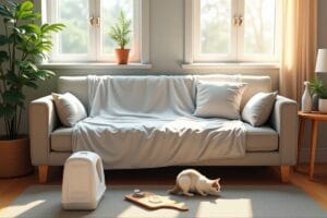 Pourquoi mon chat urine sur le canapé et comment y remédier efficacement