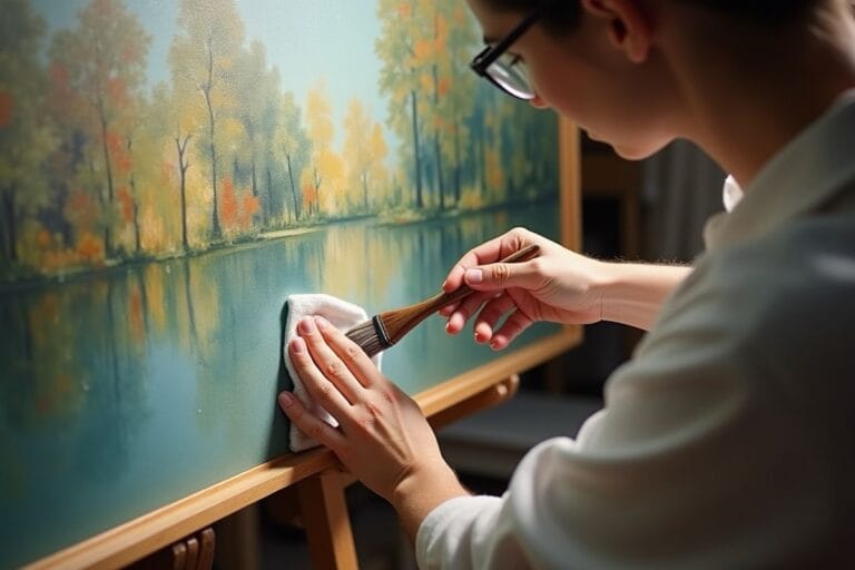Comment nettoyer un tableau sans abîmer la peinture : astuces et conseils pratiques