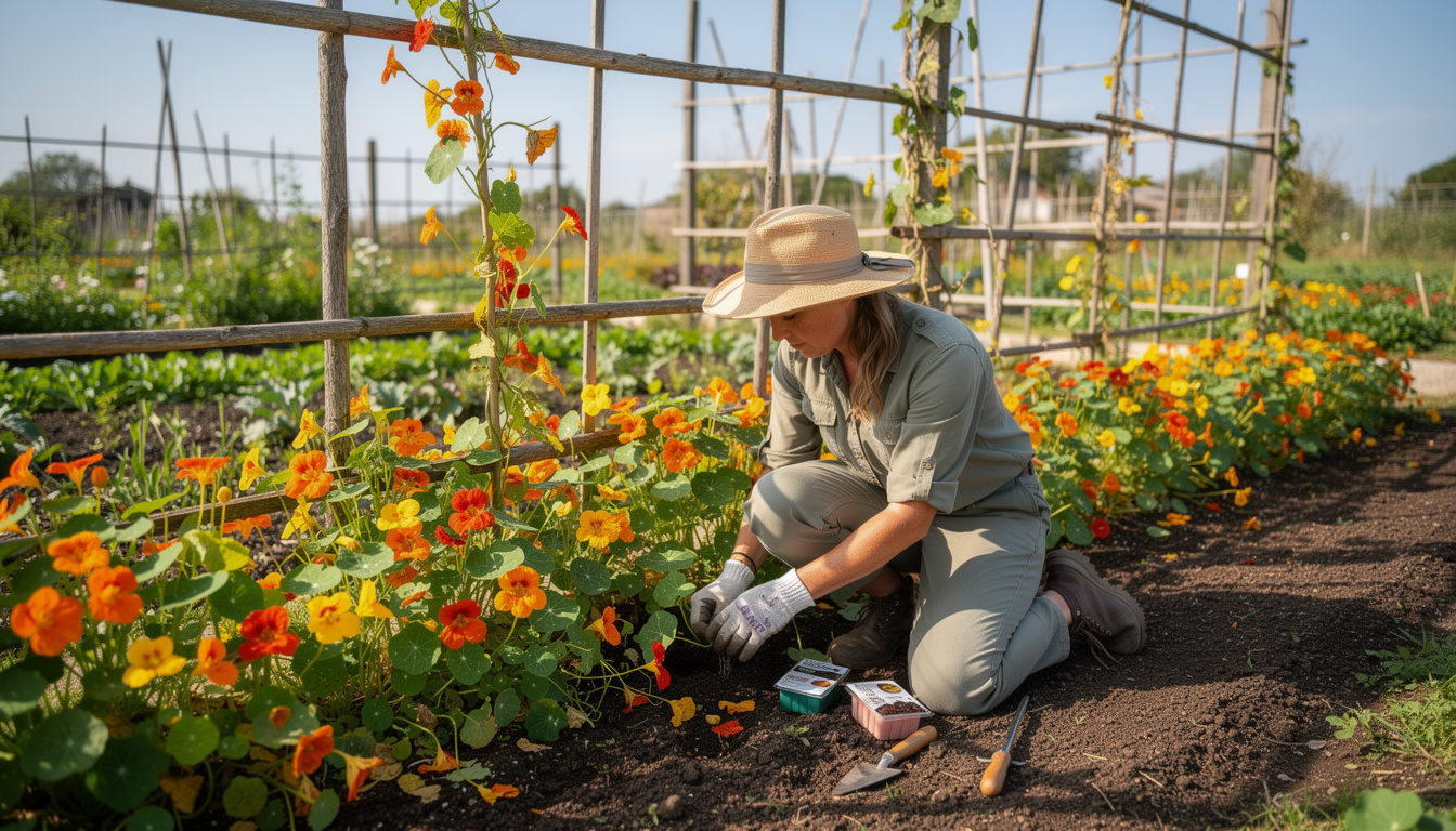 découvrez nos conseils simples et efficaces pour cultiver la capucine dans votre potager et embellir votre jardin tout en favorisant la biodiversité.