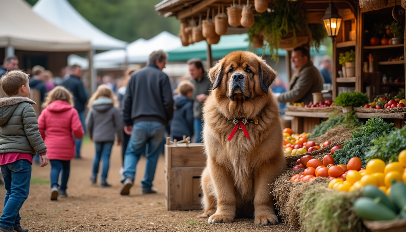 découvrez le majestueux dogue du tibet lors du salon de l'agriculture 2026. rencontrez cet impressionnant compagnon canin et apprenez-en plus sur sa race unique.