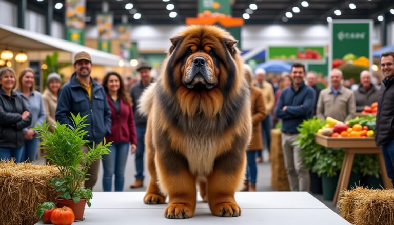 découvrez le dogue du tibet au salon de l'agriculture 2026 : admirez ce chien majestueux, apprenez-en plus sur sa race et profitez d'une expérience unique au cœur de l'événement agricole incontournable.