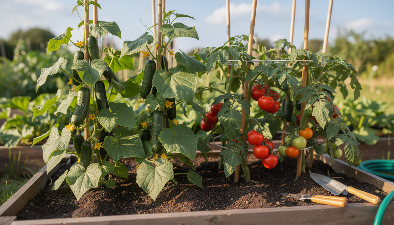 découvrez comment organiser efficacement la plantation des concombres et des tomates dans votre potager pour optimiser leur croissance et éviter les maladies grâce à nos conseils pratiques.