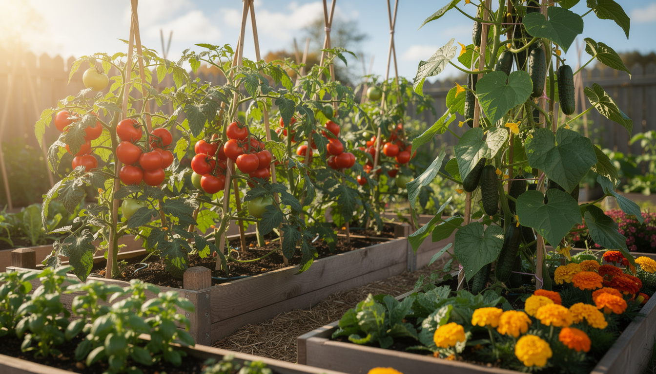 découvrez comment organiser le voisinage des concombres et des tomates dans votre potager pour optimiser leur croissance et favoriser une meilleure récolte.